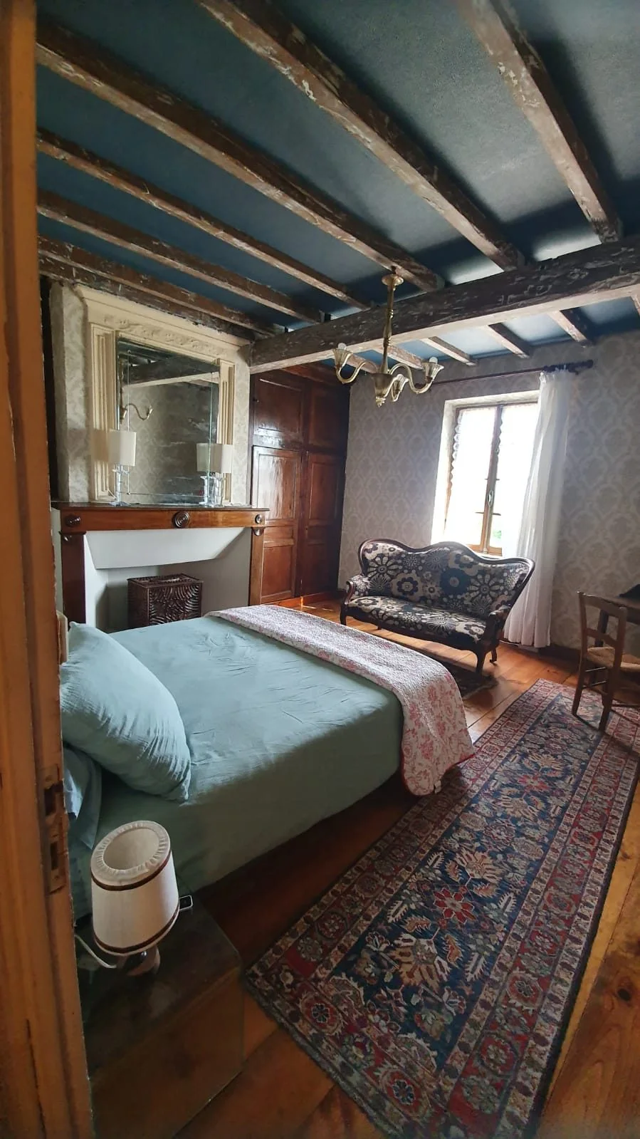 Chambre de l’hébergement au domaine