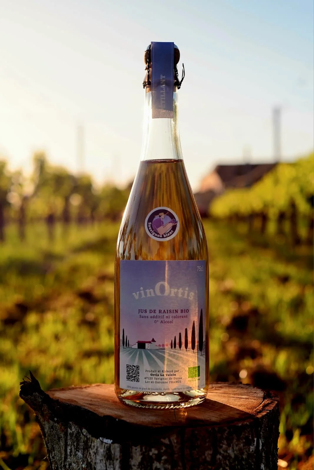 Étiquette Sauvignon blanc pétillant